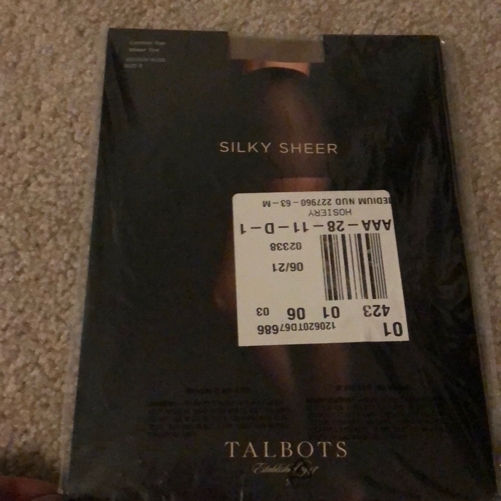 Talbots Medium Nude hosiey